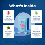 JoySpring Saffron Supplement stick pack opened