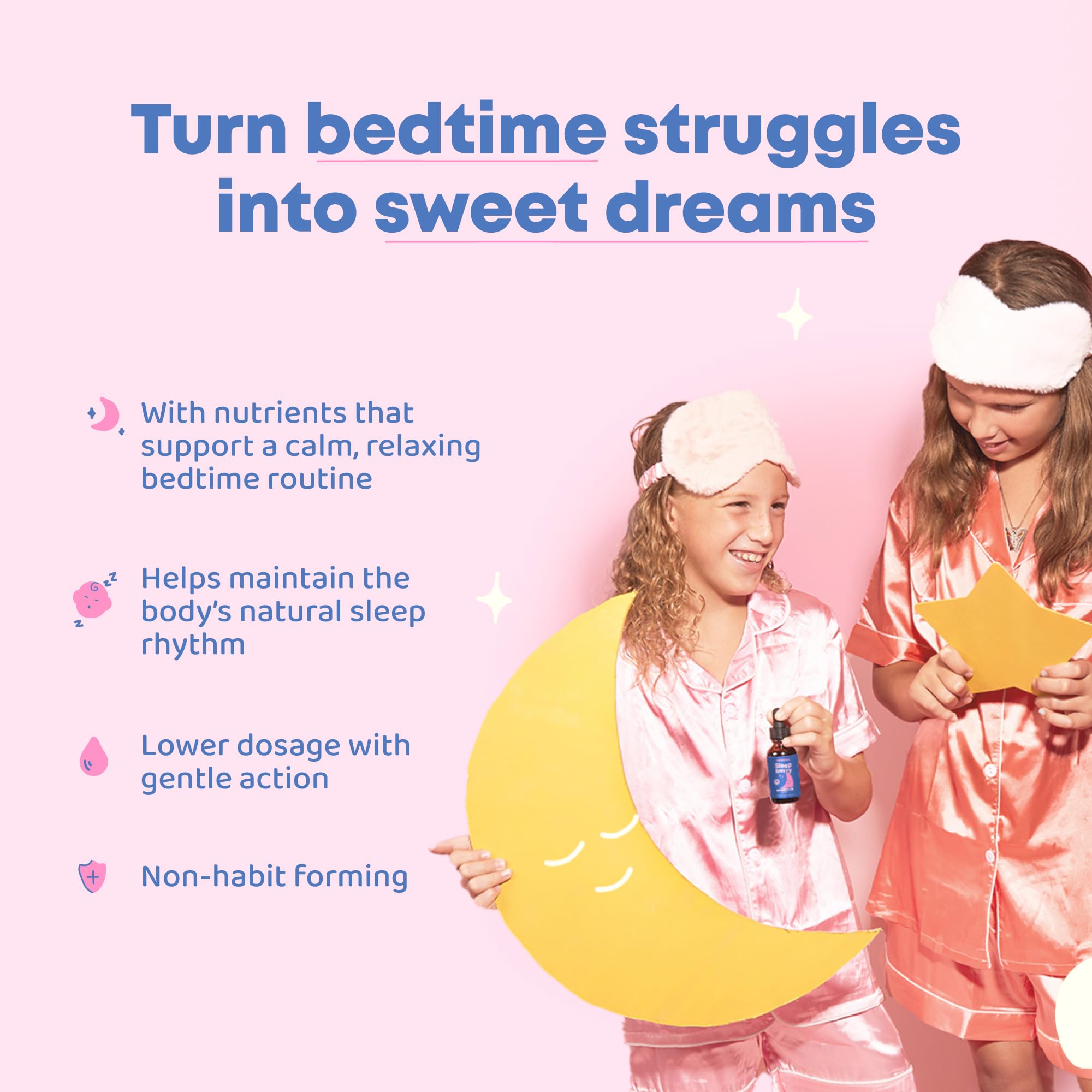 JoySpring SleepBerry Kids Melatonin 1MG packaging side view