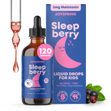 JoySpring SleepBerry Kids Melatonin Drops 4 fl oz front view
