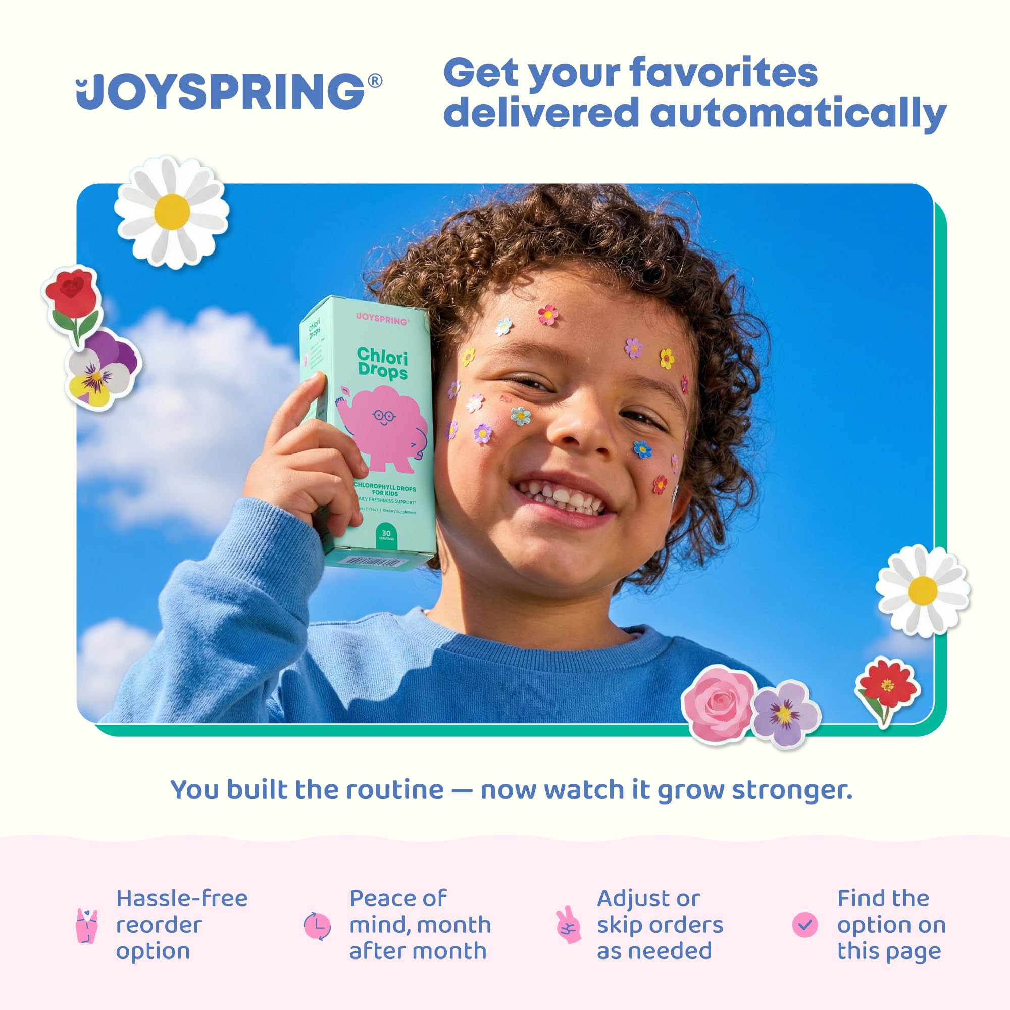 JoySpring SleepBerry Kids Melatonin Drops 4 fl oz packaging