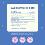 JoySpring SleepBerry Kids Melatonin Liquid on a nightstand