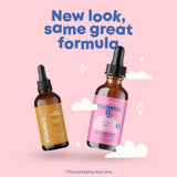 JoySpring Vitamin C Drops for Kids being poured into a spoon