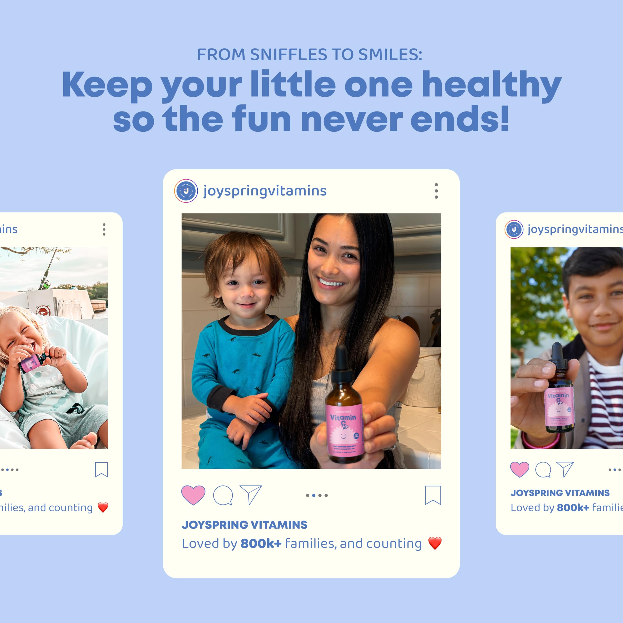 JoySpring Vitamin C Drops for Kids ingredients list