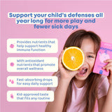 JoySpring Vitamin C Drops for Kids with Elderberry and Zinc side view