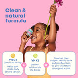 JoySpring Vitamin D3 & K2 Drops for Kids 2 fl oz back view