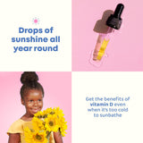 JoySpring Vitamin D3 & K2 Drops for Kids 2 fl oz with dropper