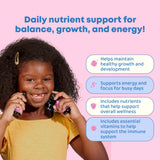 JoySpring ZincBerry Kids Zinc Supplement 2 fl oz back view