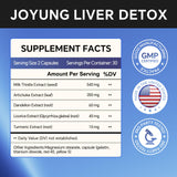 Joyung Milk Thistle Supplement 540mg side view of capsules