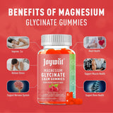 Joywiit Magnesium Glycinate Gummies close-up of gummies