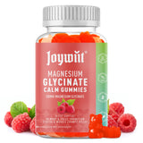 Joywiit Magnesium Glycinate Gummies front view with natural raspberry flavour
