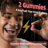Joywiit Magnesium Malate Gummies back view with ingredients list