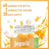 Joywiit Vitamin B2 Gummies 400mg with fruits