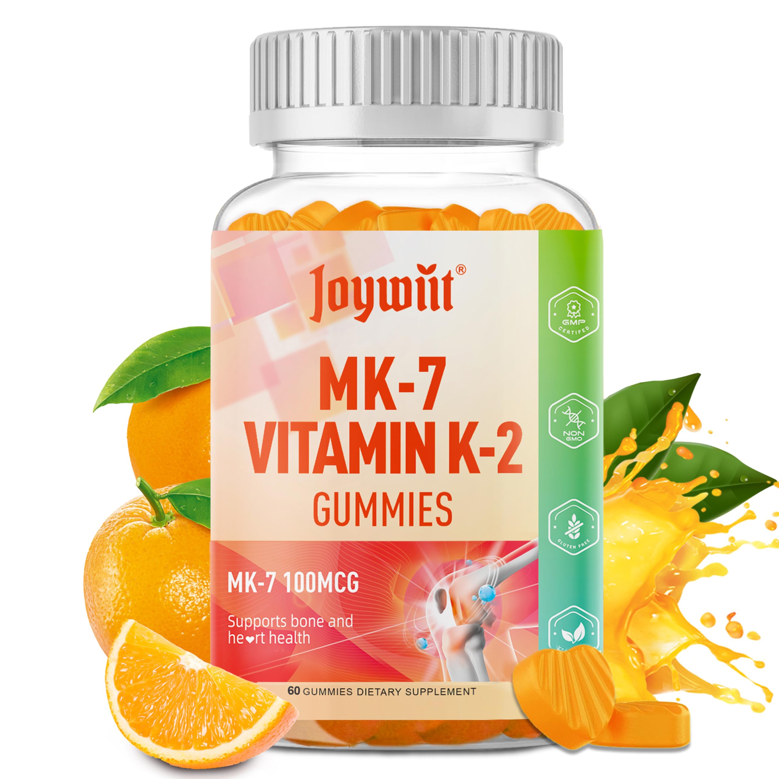 Joywiit Vitamin K2 Gummies 100 mcg MK-7 front view