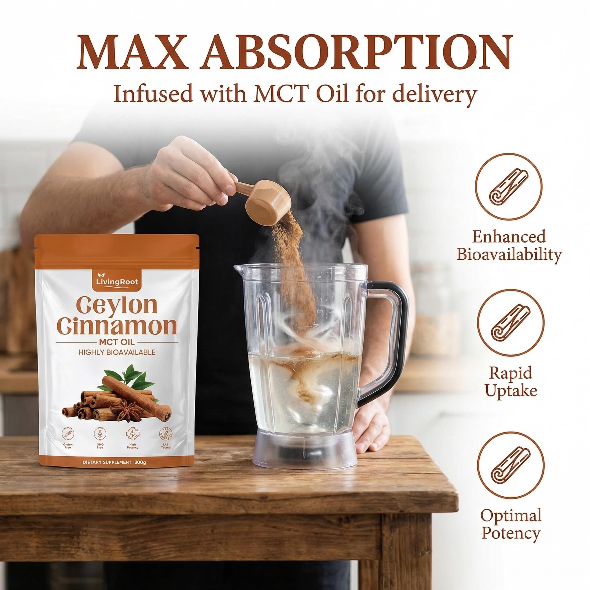 Jqewlg Ceylon Cinnamon Powder packaging