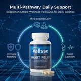 Jqewlg Daily Wellness Support Capsules 600mg PEA bottle side view