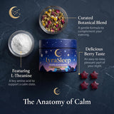 Jqewlg Lyrasleep Nighttime daily wellness Gummies berry flavour close-up
