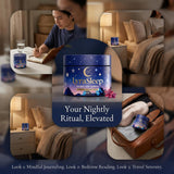 Jqewlg Lyrasleep Nighttime daily wellness Gummies on a wooden table