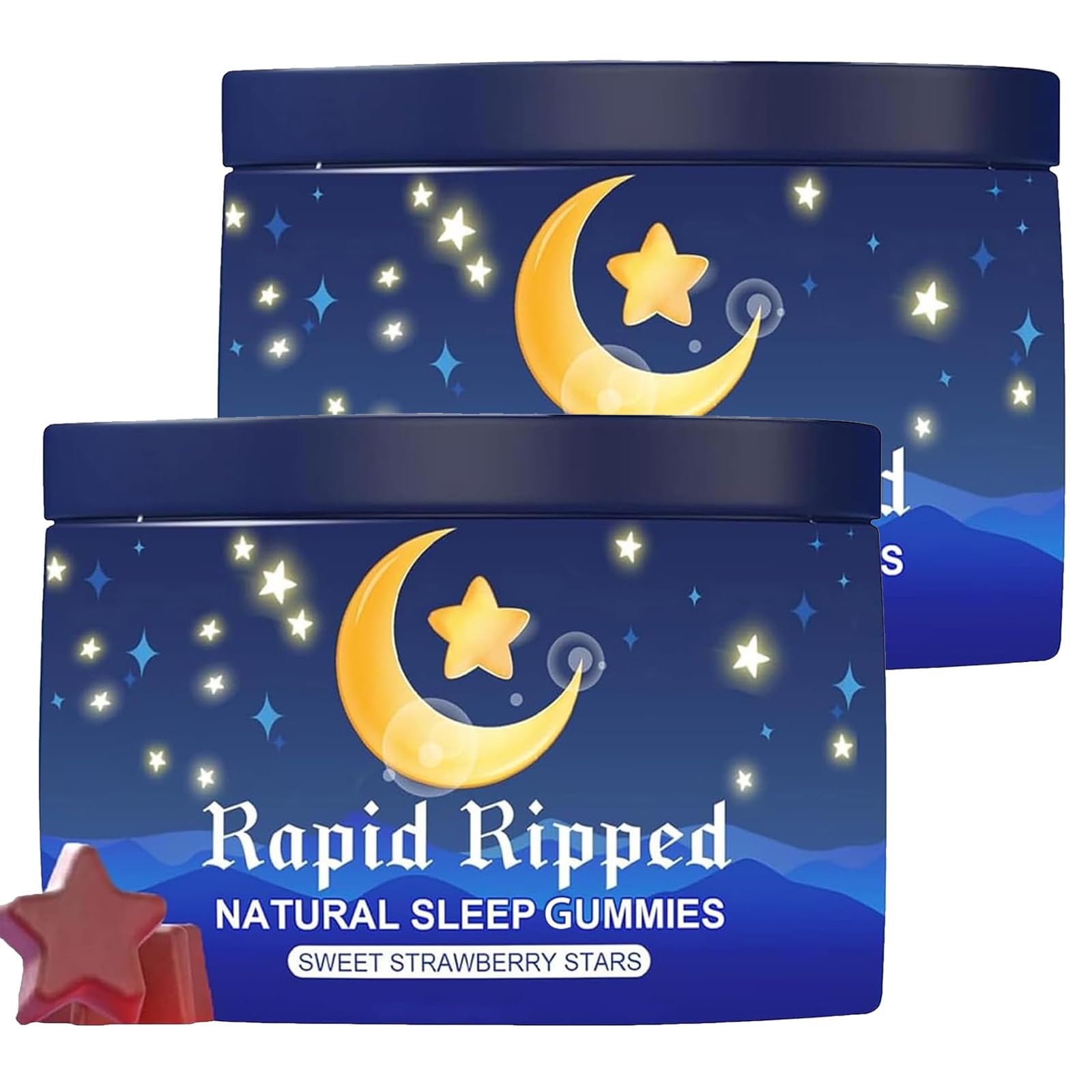 JRR Sleep Gummies 60 Count packaging front view