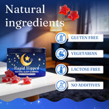 JRR Sleep Gummies 60 Count side view with nutritional information