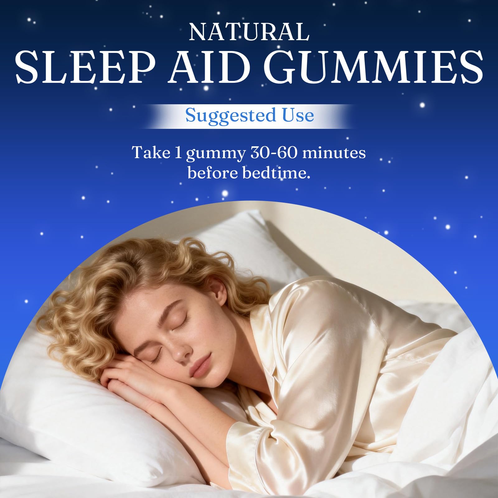 JRR Sleep Gummies 60 Count with travel accessories