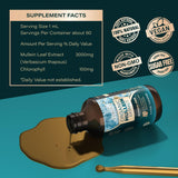 JSDKFJSA Mullein Leaf Extract Tincture label close-up