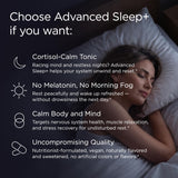 JSHealth Advanced Sleep Plus Powder scoop next to the container