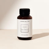 JSHealth Calm + Destress vegan supplement packaging details