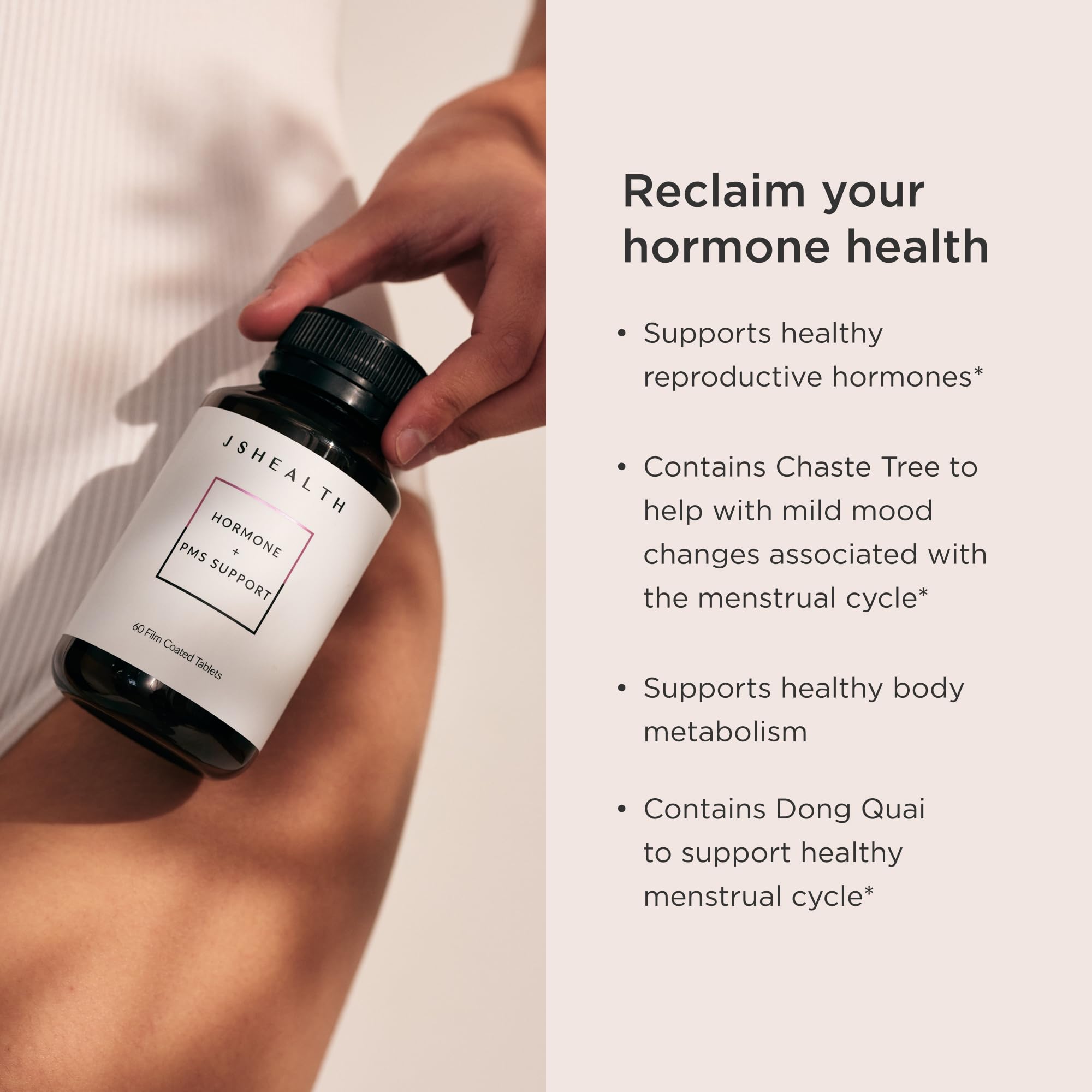 JSHealth Dong Quai supplement bottle side view