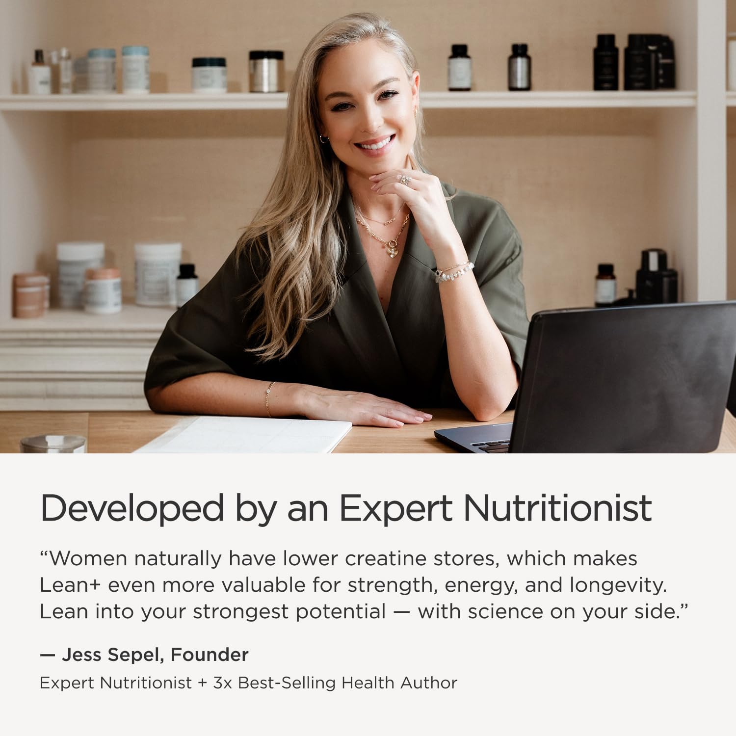 JSHealth Lean+ Creatine Monohydrate Powder nutritional information
