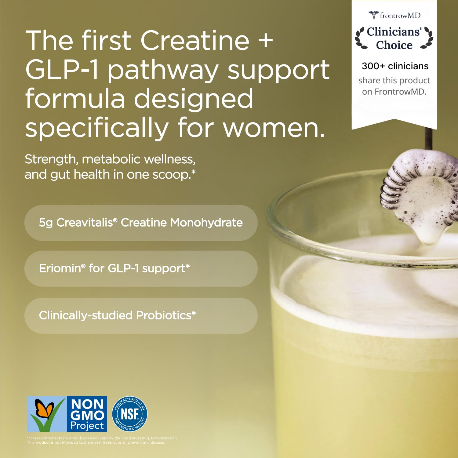 JSHealth Lean+ Creatine Monohydrate Powder packaging side view