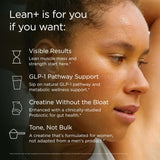 JSHealth Lean+ Creatine Monohydrate Powder with fresh pineapple and lime