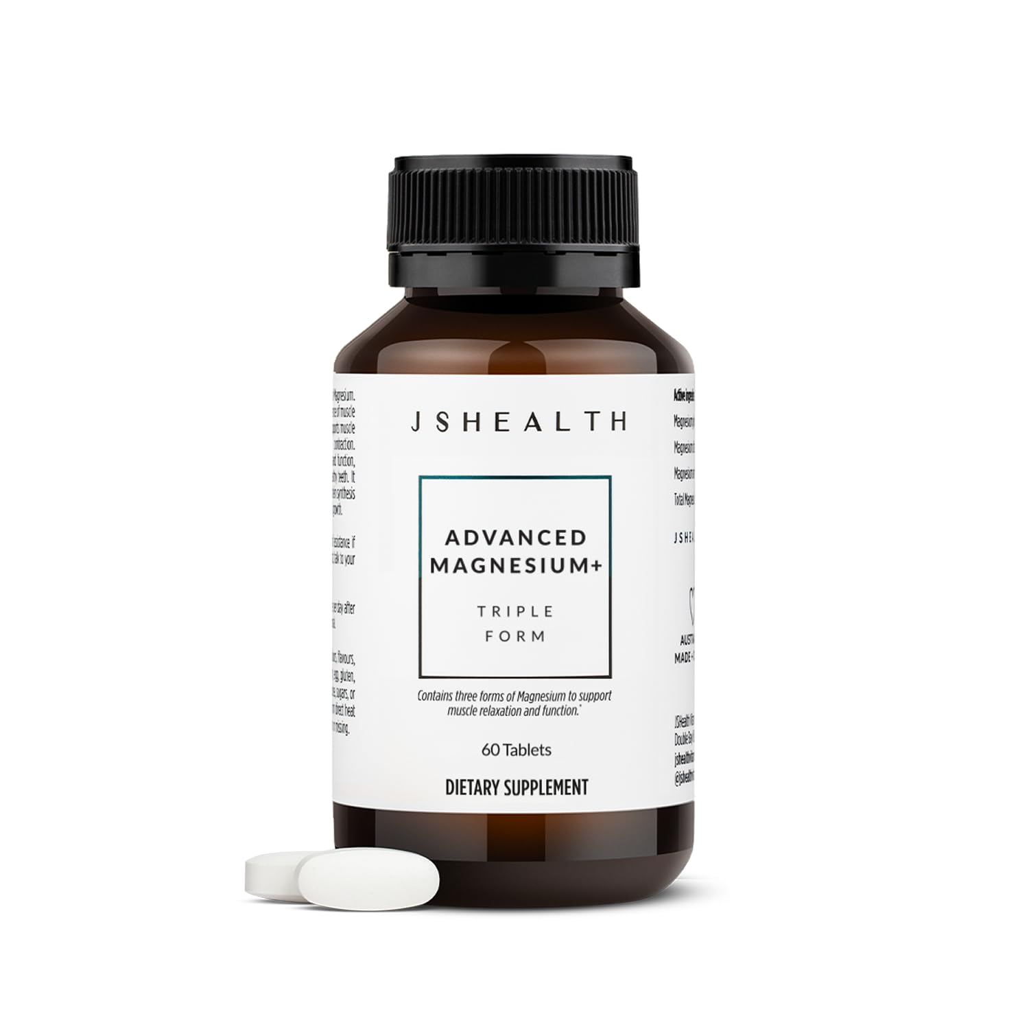 JSHealth Magnesium Tablets for Sleep front view