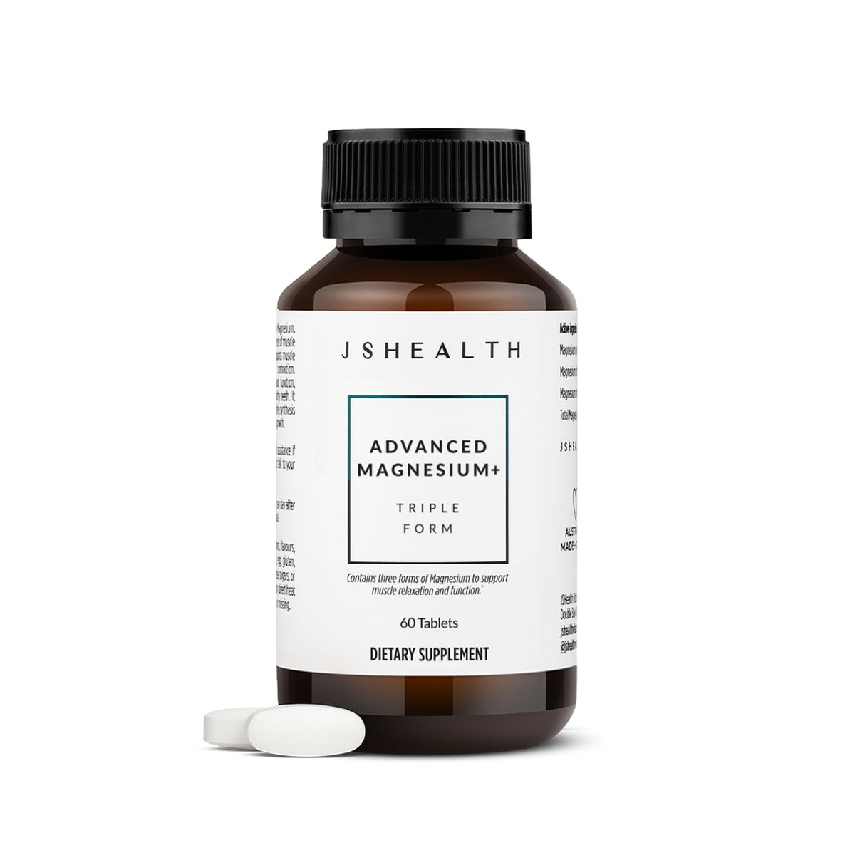 JSHealth Magnesium Tablets for Sleep front view