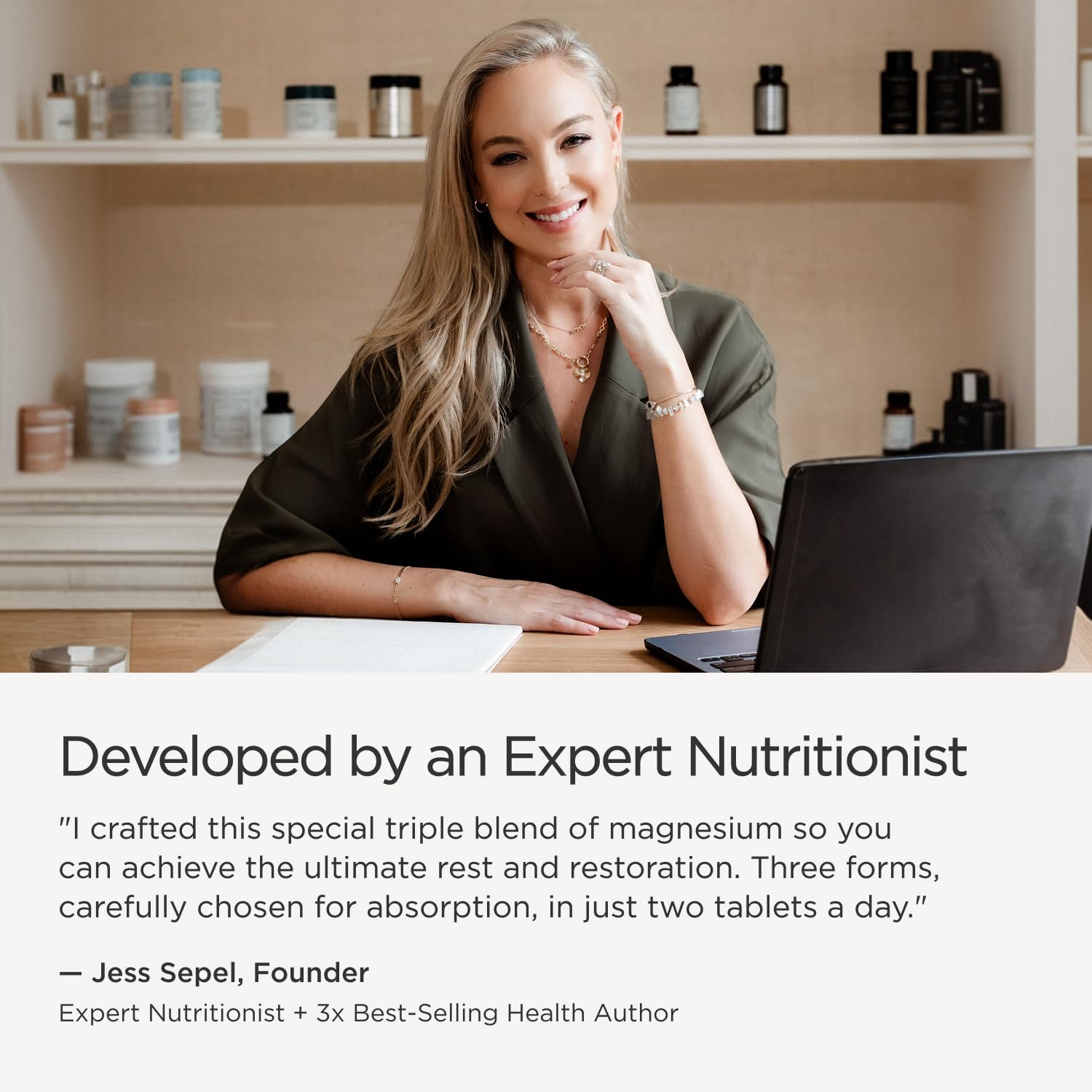 JSHealth Magnesium Tablets for Sleep ingredients list