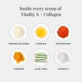 JSHealth Marine Collagen Powder mixed in a glass of water