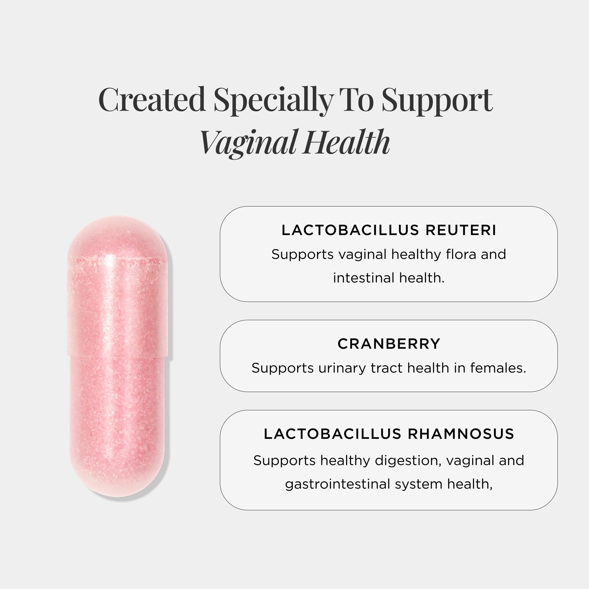 JSHealth Probiotic Capsules with cranberry extract