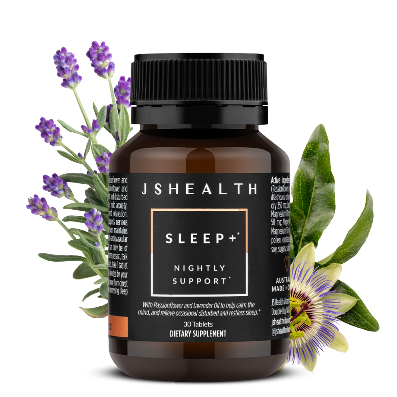 JSHealth Sleep Aid 30 Tablets front view