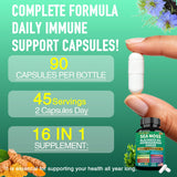 JTEVEweu Sea Moss Black Seed Oil Capsules in a lifestyle setting