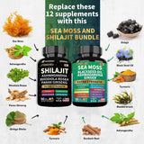 JTEVEweu Sea Moss Capsules lifestyle scene with a glass of water