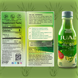 JUAL Organic Aloe Vera Juice 540g back view