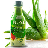 JUAL Organic Aloe Vera Juice 540g lifestyle scene