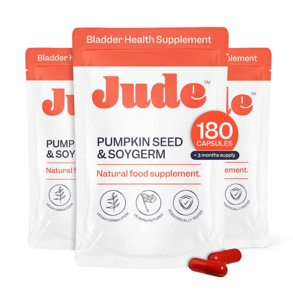 Jude Bladder Control Tablets 180 capsules front view