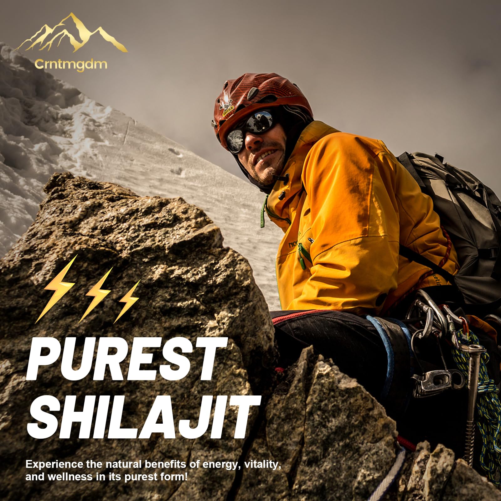 Juebingy Shilajit Capsules 120 count bottle back view