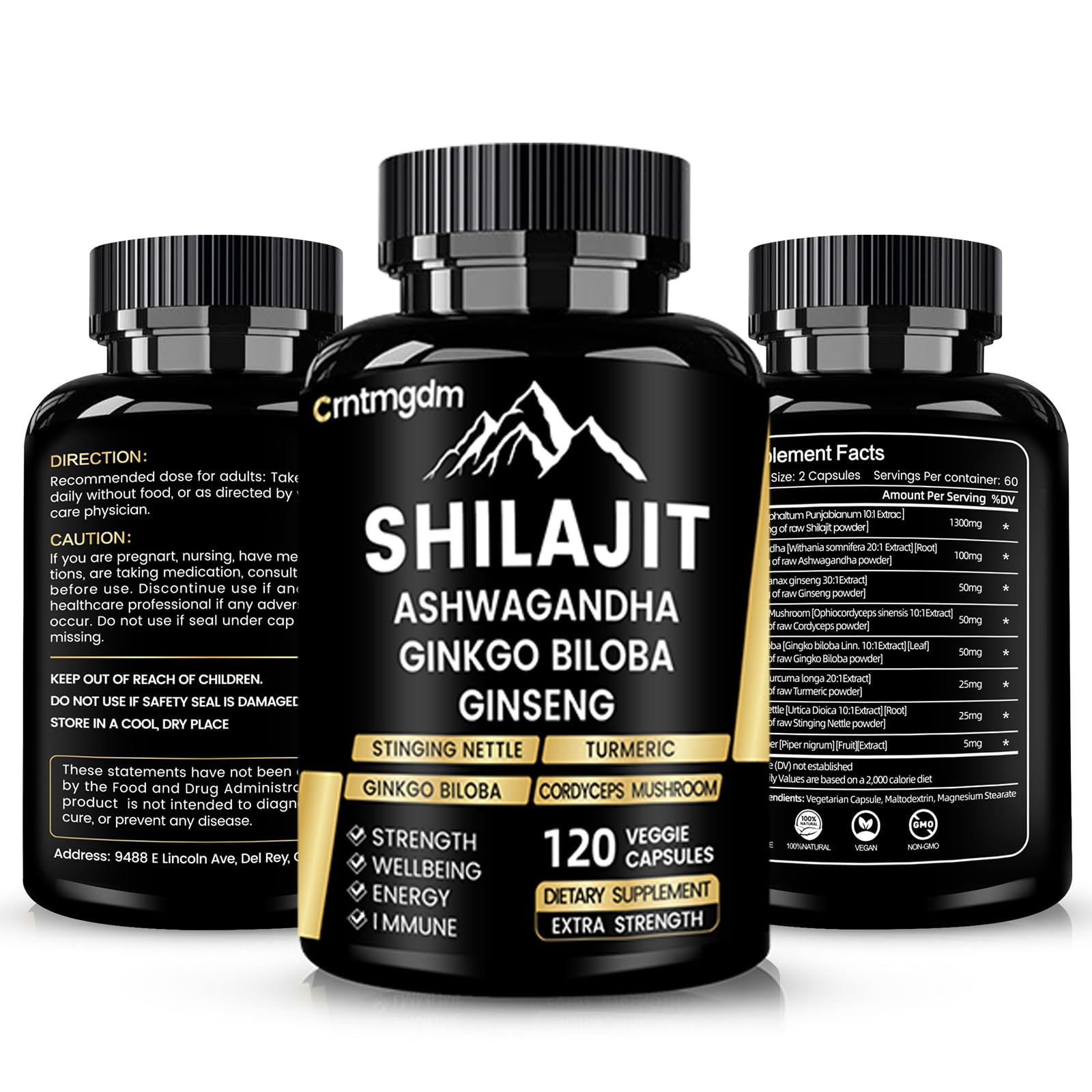 Juebingy Shilajit Capsules lifestyle image with capsules