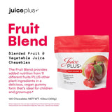 Juice Plus+ Vegan Gummy Soft Chews showing multiple fruit flavours