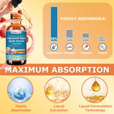JUIWEFKK Aged Garlic Extract Liquid Drops 500mg ingredients list