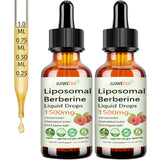 JUIWEFKK Liposomal Berberine & Moringa Drops 1500mg front view