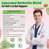 JUIWEFKK Liposomal Berberine & Moringa Drops with measuring spoon