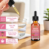 JUIWEFKK Liquid Biotin Drops in a smoothie