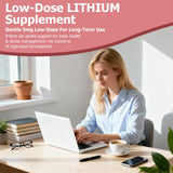 JUIWEFKK Lithium Orotate Liquid Drops 5mg back label